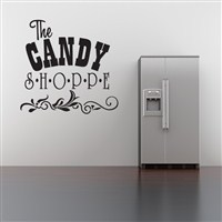 The candy shoppe - Vinyl Wall Decal - Wall Quote - Wall Decor