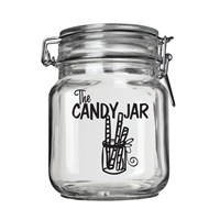 The candy jar - Vinyl Wall Decal - Wall Quote - Wall Decor