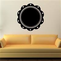 Petal Frame - Vinyl Wall Decal - Wall Quote - Wall Decor