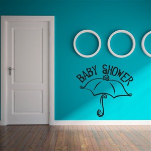 Baby Shower - Vinyl Wall Decal - Wall Quote - Wall Decor